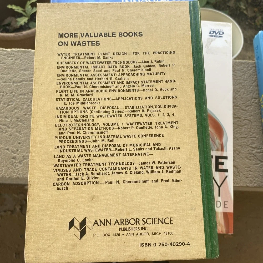 Treatment and Disposal Of Wastewater Sludges‎ By P. Aarne Vesilind 1979 Revised